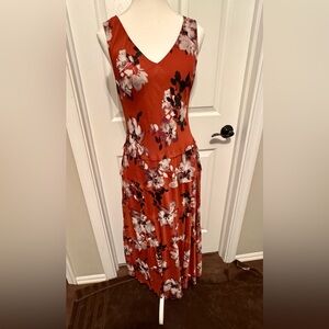 NWT, Simply Vera Wang dress, floral, flowy, tropical, night/day fashion, Size S